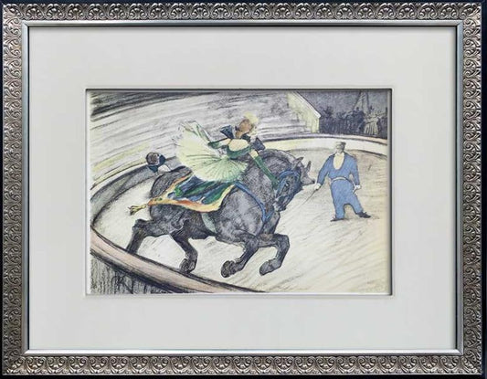 Henri de Toulouse-Lautrec Limited Edition Lithograph w/Frame