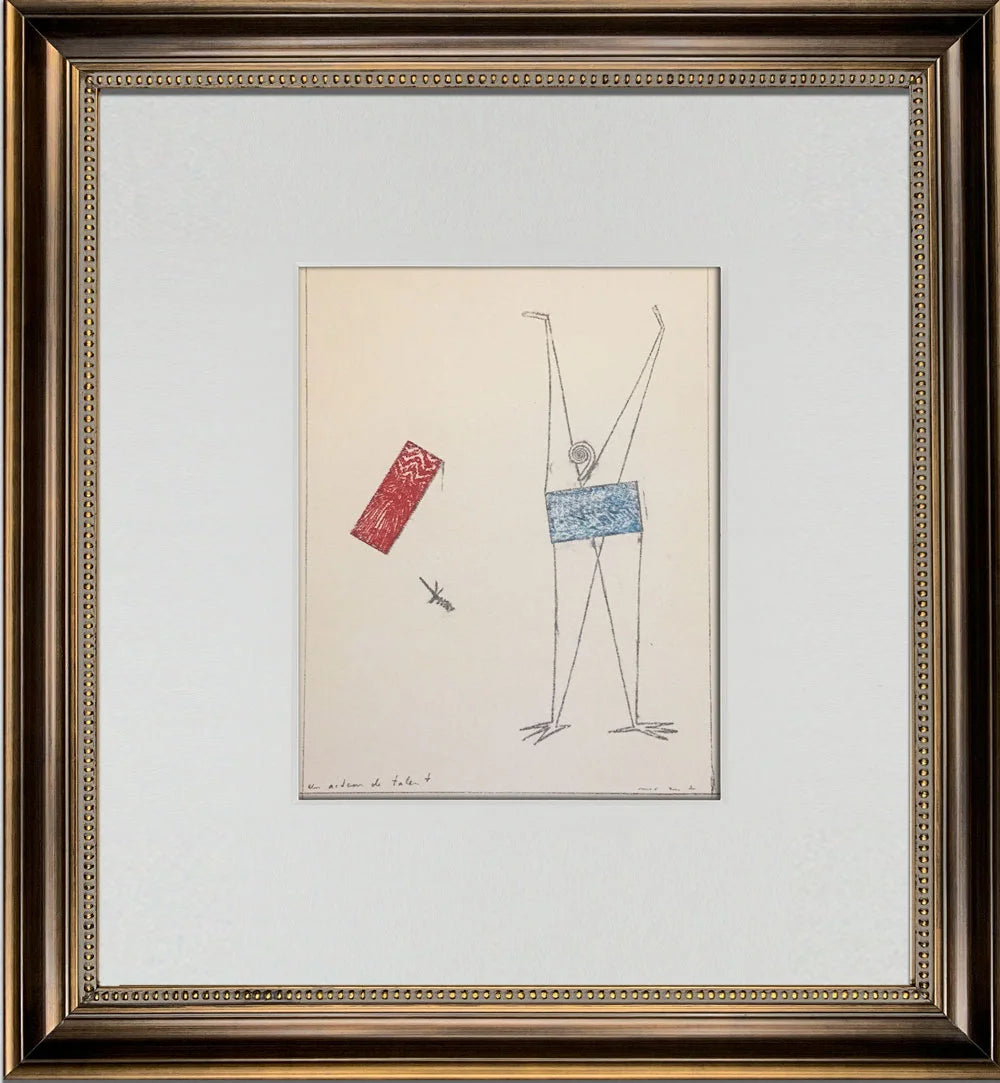 Max ERNST Lithograph Limited Ed. on Arches "Acteur de Talent"