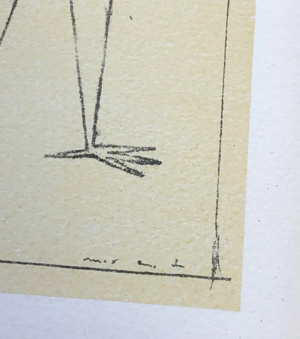 Max ERNST Lithograph Limited Ed. on Arches "Acteur de Talent"