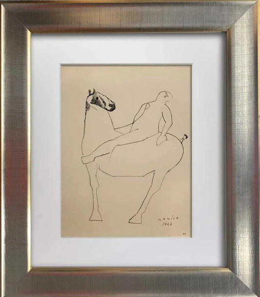 Marino MARINI Lithograph SIGNED Ltd EDITION "Miracolo (Miracle)" w/FRAME