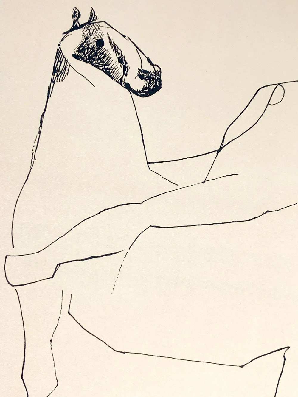 Marino MARINI Lithograph SIGNED Ltd EDITION "Miracolo (Miracle)" w/FRAME