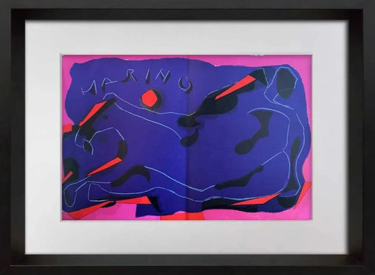 Marino MARINI Original Double Sign Ltd EDITION Lithograph 1974