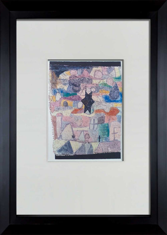 Paul Klee Lithograph "Among Black Star" Limited Ed. w/Frame Included