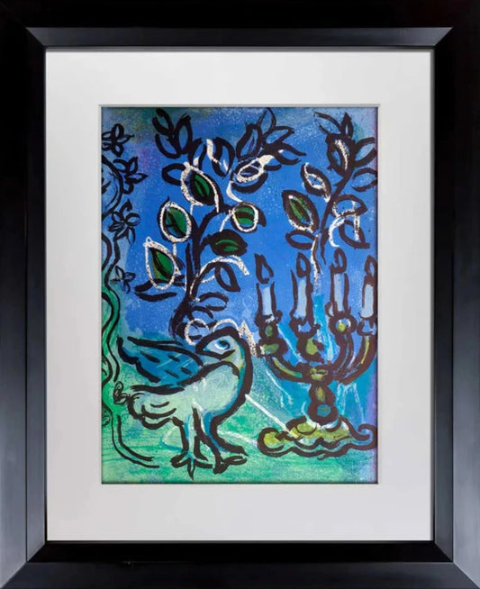 Marc CHAGALL Lithograph LIMITED Edition ORIGINAL+ 1962 w/Cat .Ref.c49 & FRAME