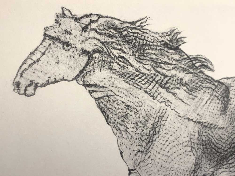 Max Ernst Lithograph Limited Ed. no. 184 "To Forget Everything" w/Frame incl.