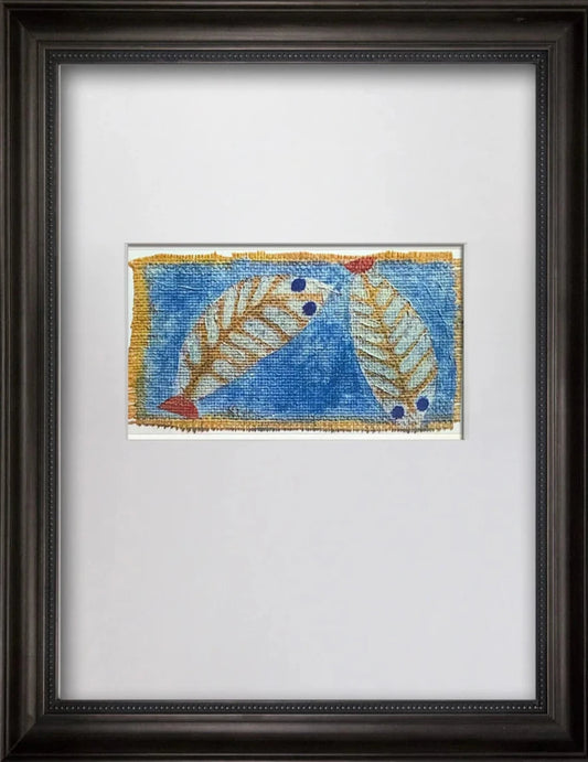 Paul Klee Lithograph "Blue eyed Fish" Limited Ed. w/Frame Incl.