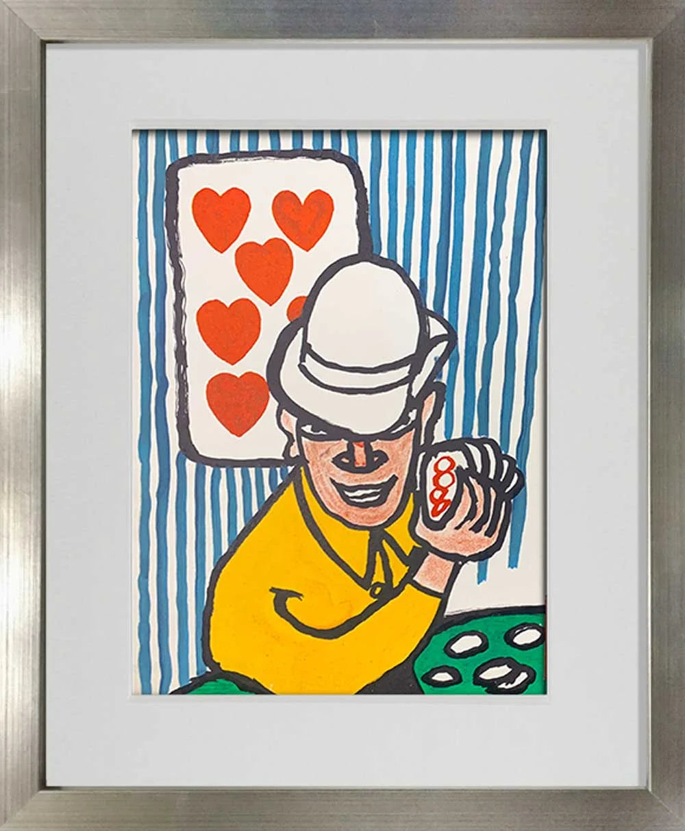 2 Alexander CALDER Original COLOR Lithographs (2pc SET) 1975 w/FRAME Included