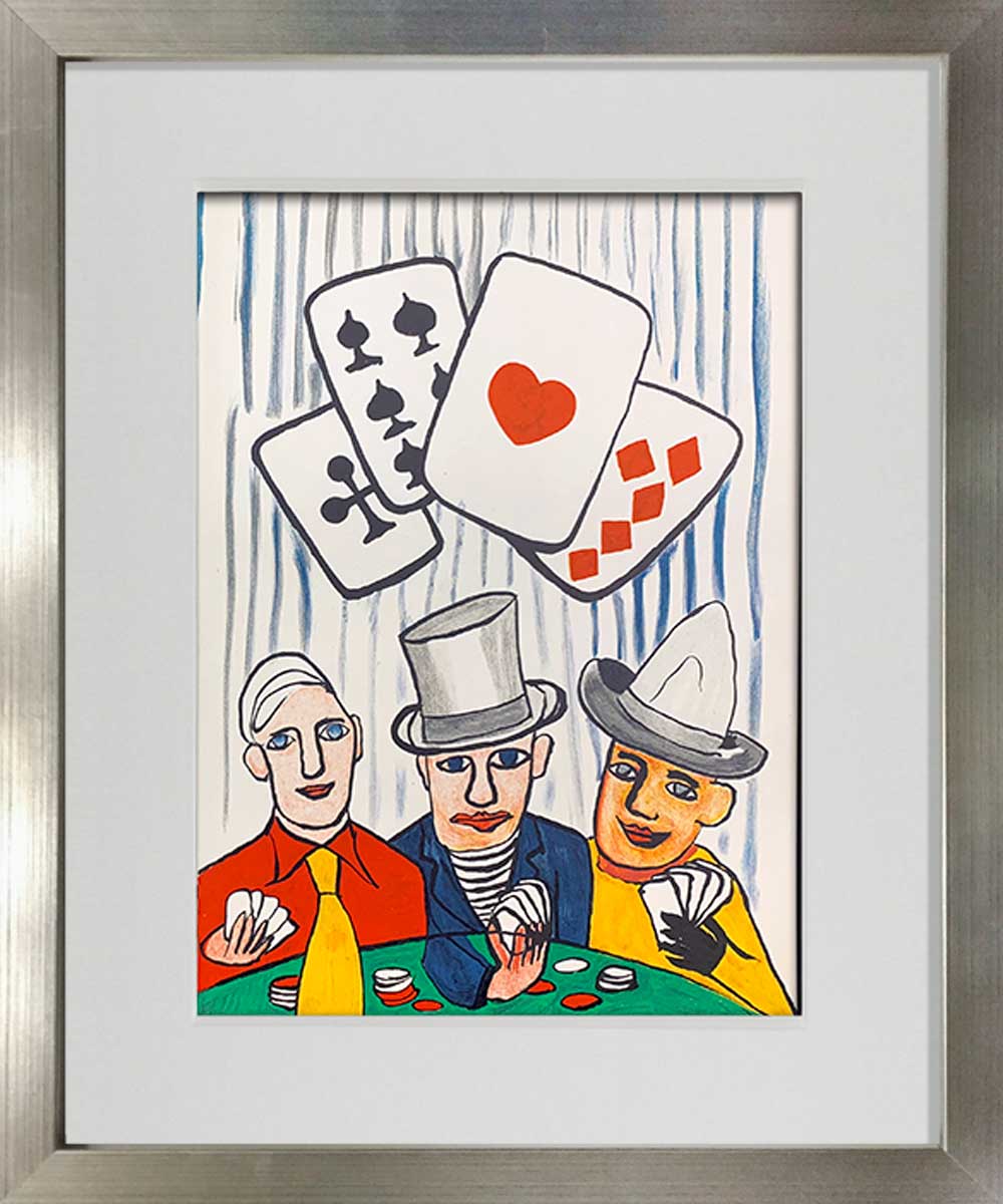 2 Alexander CALDER Original COLOR Lithographs (2pc SET) 1975 w/FRAME Included