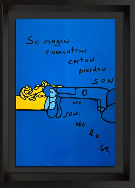 Valerio ADAMI ORIGINAL Lithograph HAND Signed Ltd. Edition 45/145 Vélin d'Arches