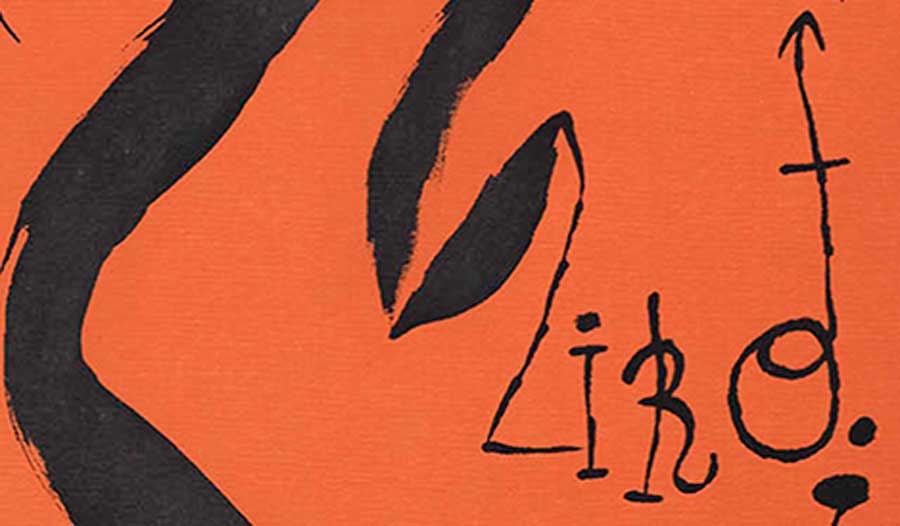 Joan MIRO Original Limited Ed. Lithograph 1968 w/Custom FRAME