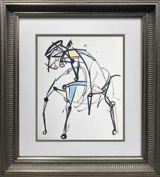 Marino MARINI Ltd EDITION Lithographs "Construction of horse" w/Frame included