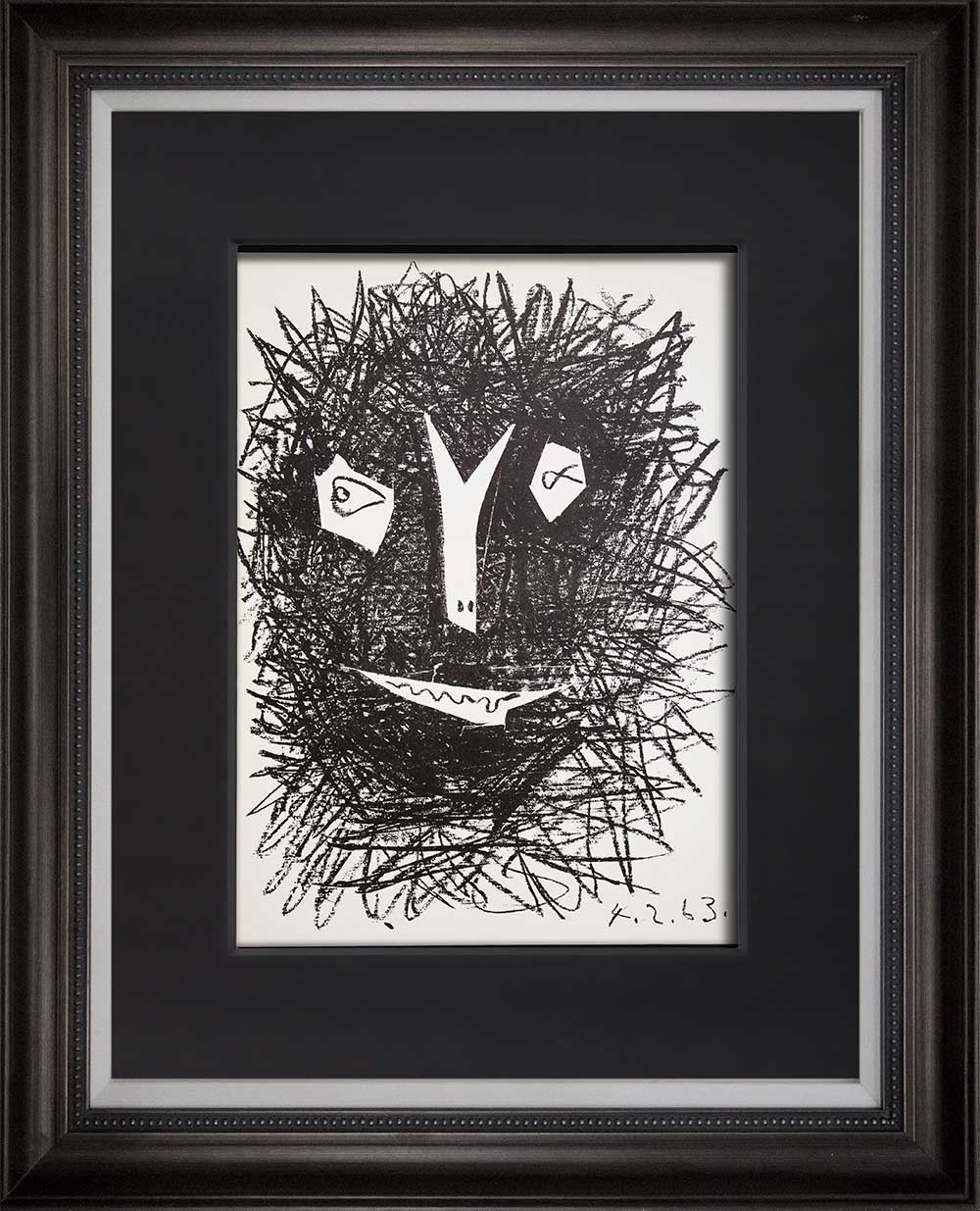 2 Pablo PICASSO Original LITHOGRAPH (2pc SET) +Catalogue Ref: c125 b1108