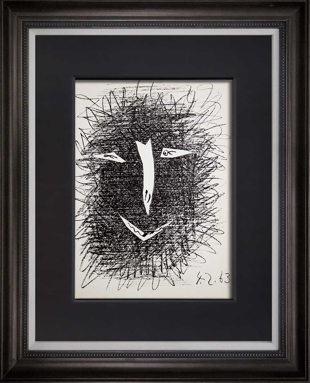 2 Pablo PICASSO Original LITHOGRAPH (2pc SET) +Catalogue Ref: c125 b1108