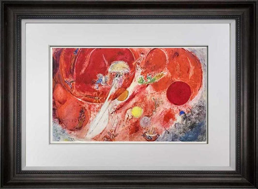 Marc CHAGALL LITHOGRAPH Limited Edition SIGN "The Wedding"' w/Frame Included