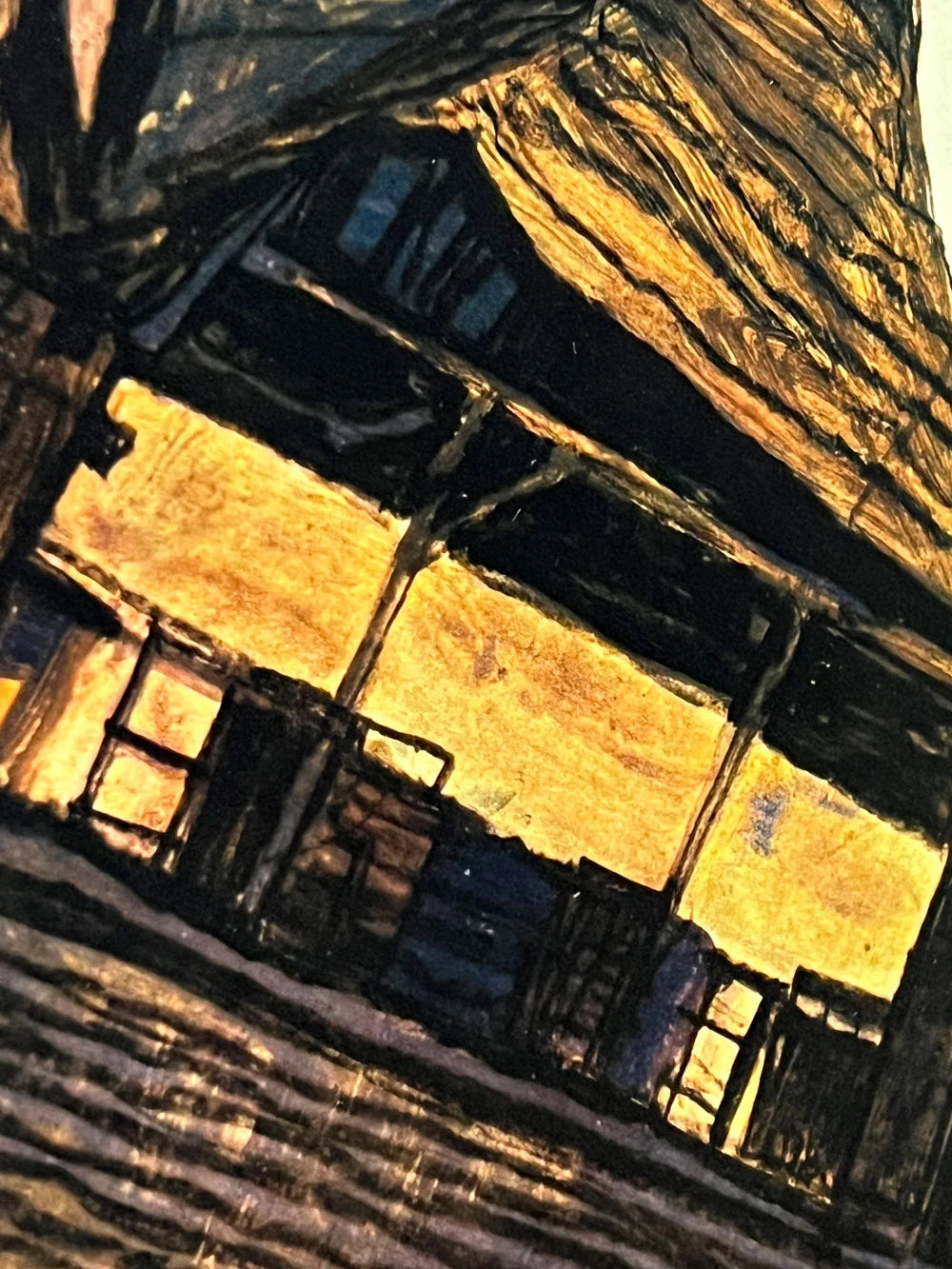 Egon Schiele Lithograph #‘ed Ltd. Ed. “Houses in Krumau”