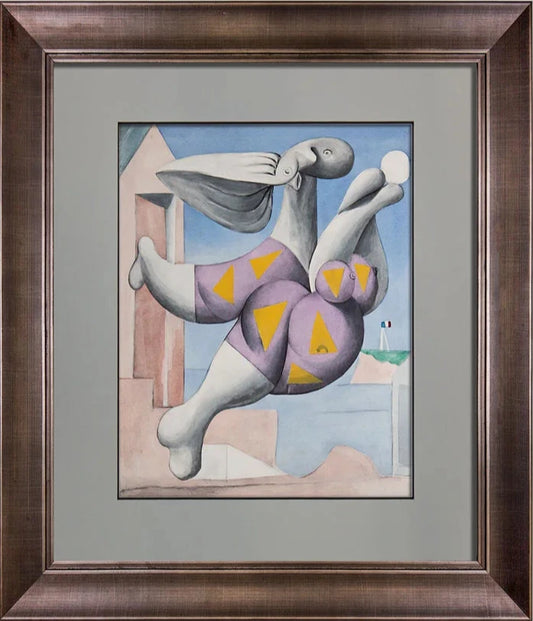 Pablo PICASSO Lithograph LTD ed, no.30 [RARE] "Bather Who Plays With The Ball" 1932