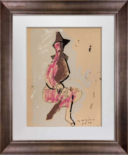 Marino MARINI Lithograph SIGNED Ltd EDITION "Surprise" 1949