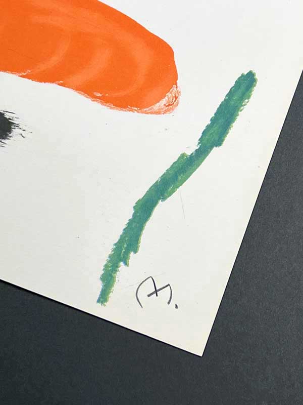 Joan Miro Original Hand Signed Lithograph, 1964
