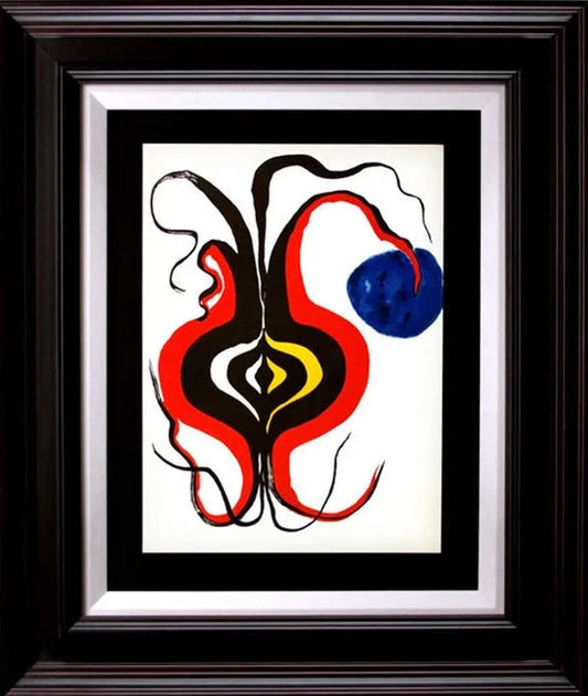 Alexander Calder Original Lithograph, 1966 | Custom Archival Frame