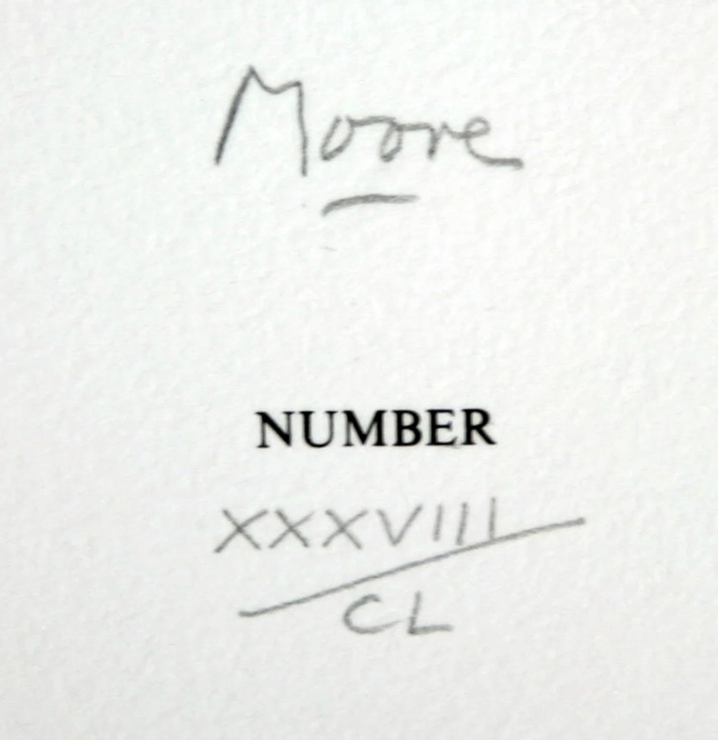 Henry MOORE Lithograph ORIGINAL Ltd. Edition "Divided Landscape" w/Frame included