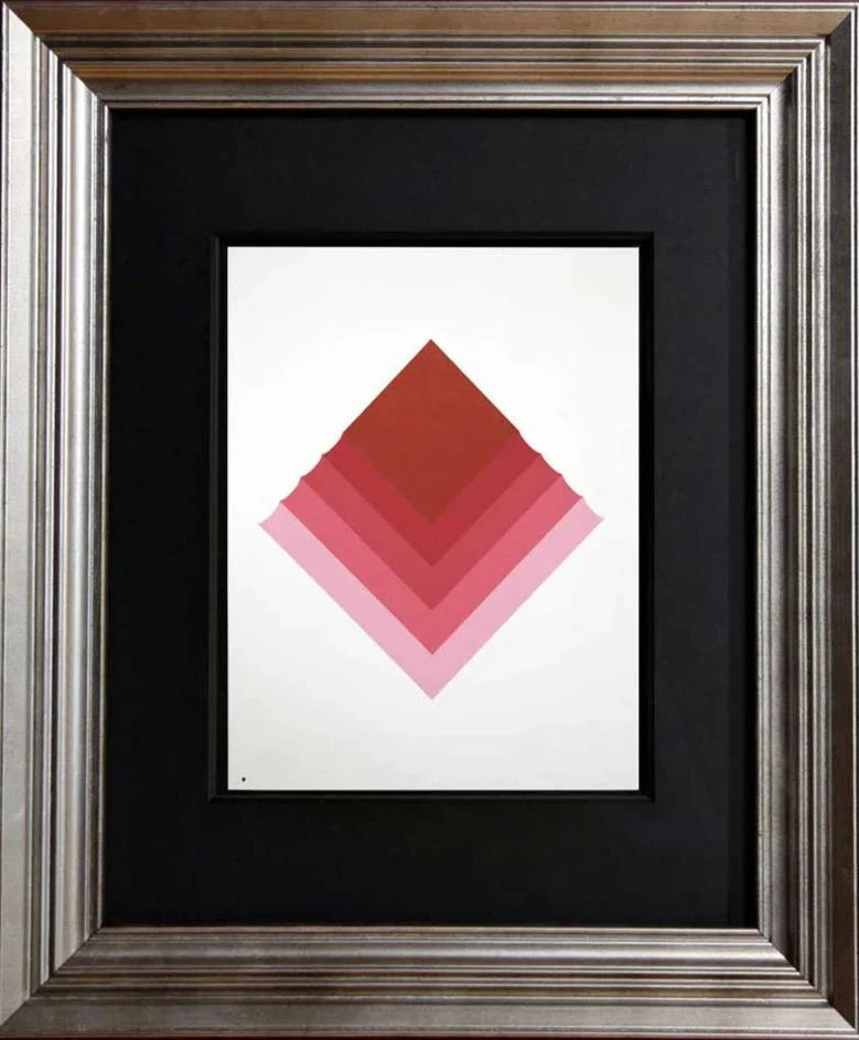 Josef ALBERS Original SILKSCREEN [XV-2a] LTD Ed. Color Study w/Frame