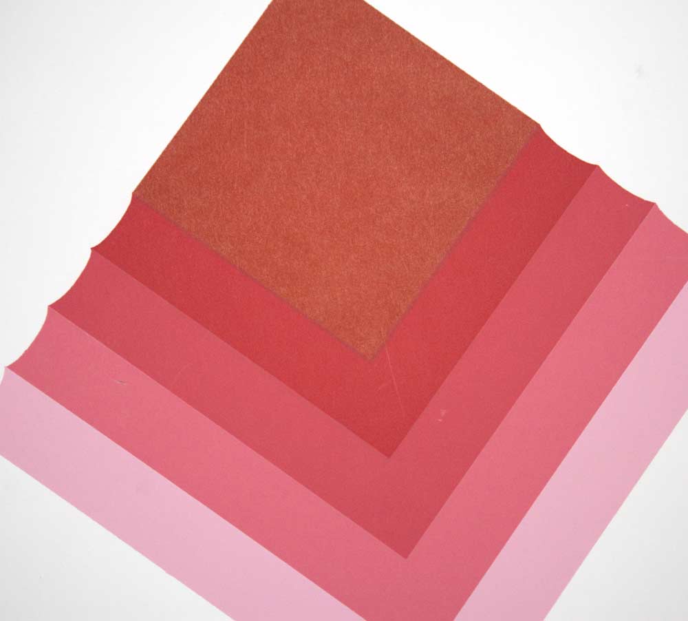 Josef ALBERS Original SILKSCREEN [XV-2a] LTD Ed. Color Study w/Frame