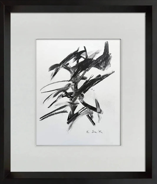 Elaine DE KOONING Lithograph 1967 LIMITED EDITION no. 260 w/Frame