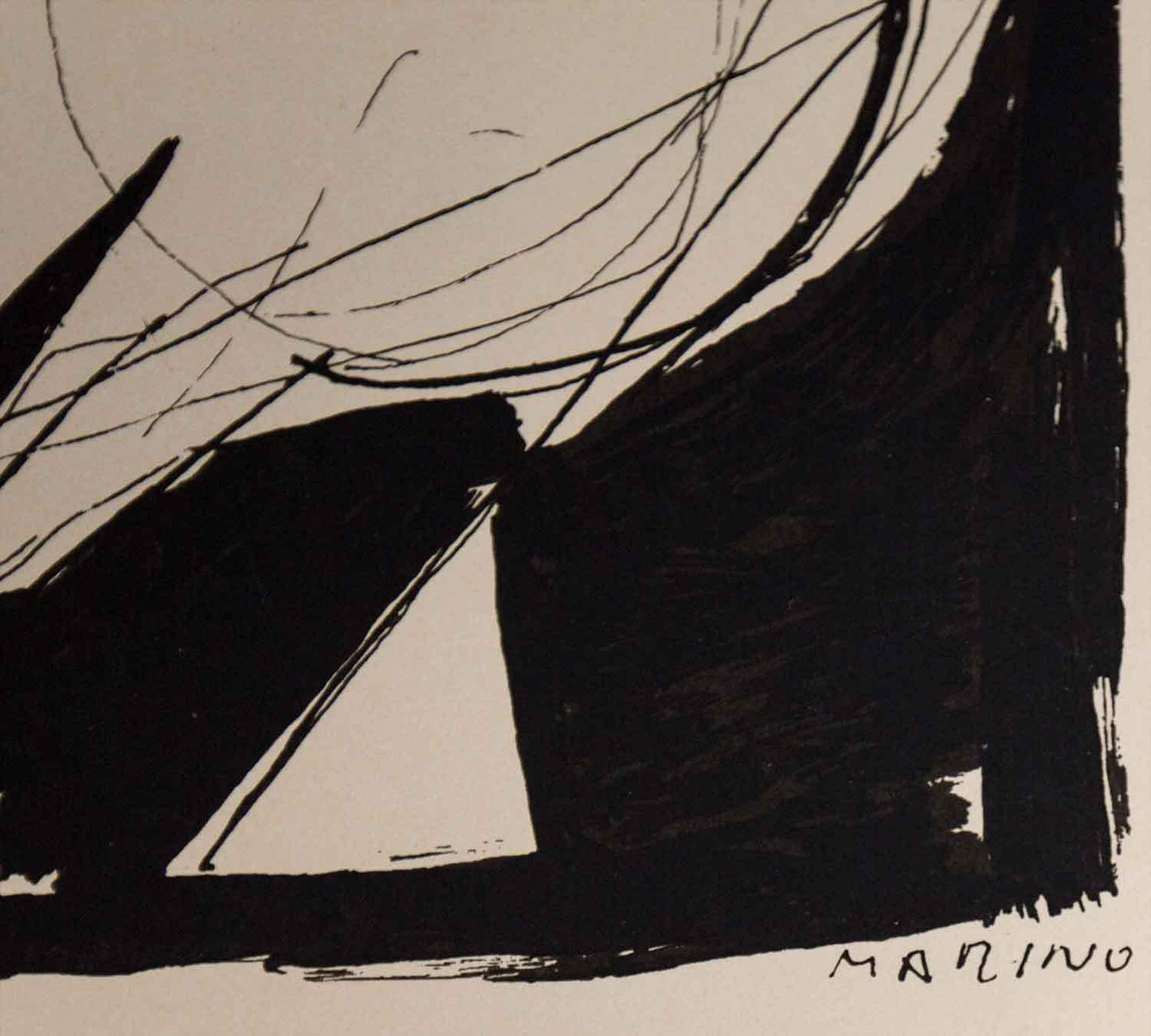 Marino Marini Limited Edition Lithograph "Scenario"