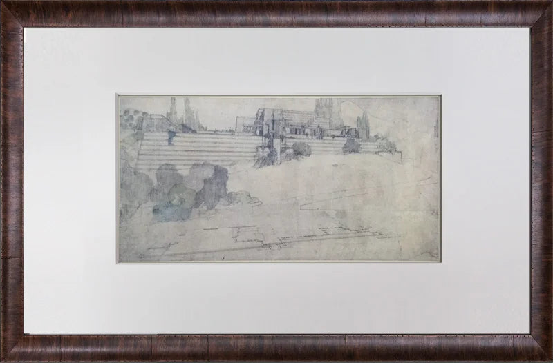 3pc Set Frank Lloyd Wright Charles Ennis House