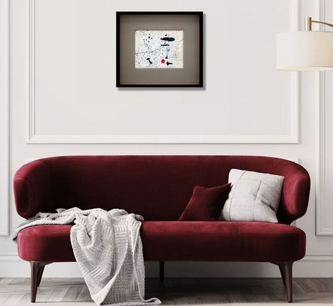 Joan Miró Original Lithograph 1963 Framed | Maeght Paris