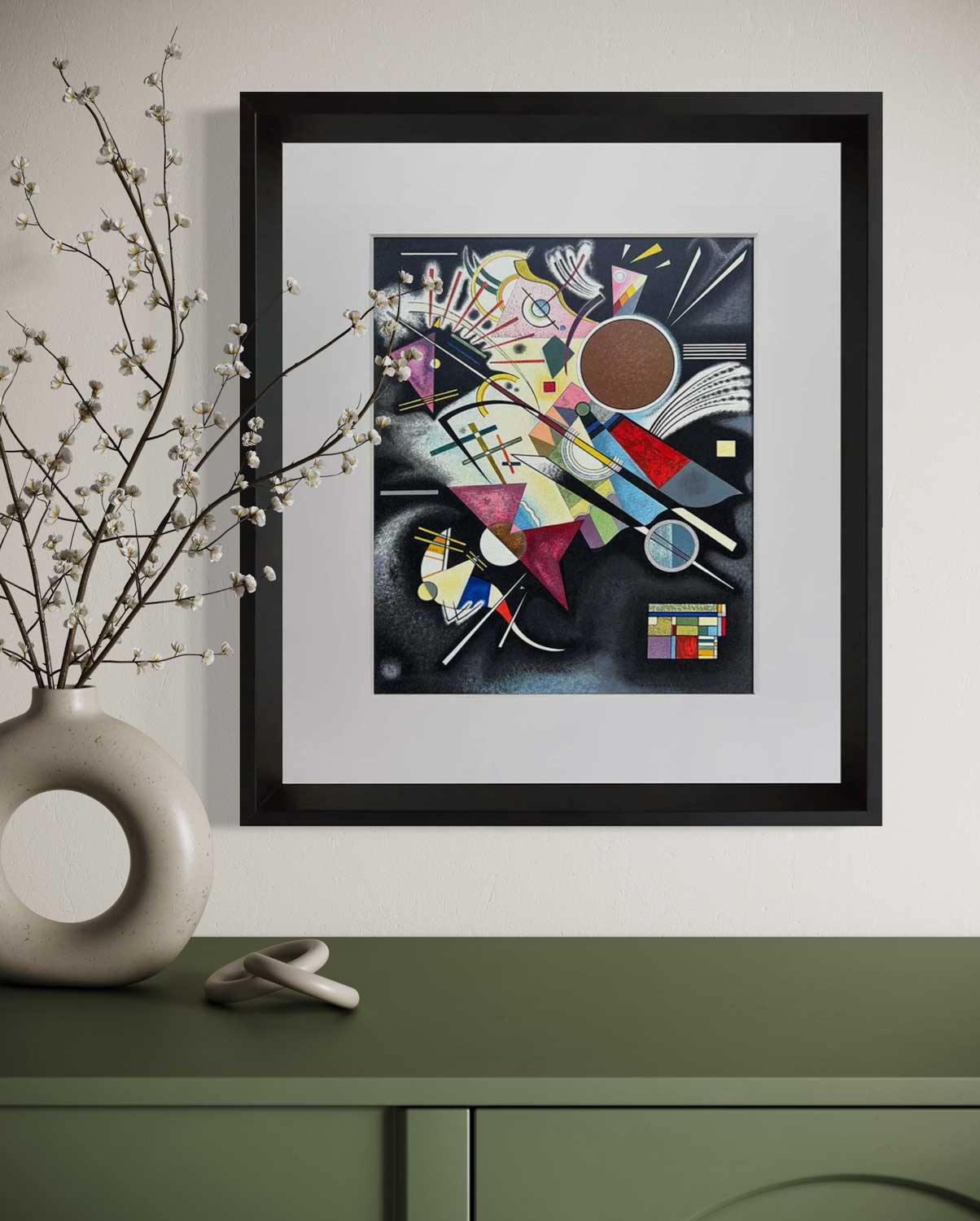 Wassily Kandinsky Limited Edition Lithograph 1960 | Maeght Paris Framed Art (K24)