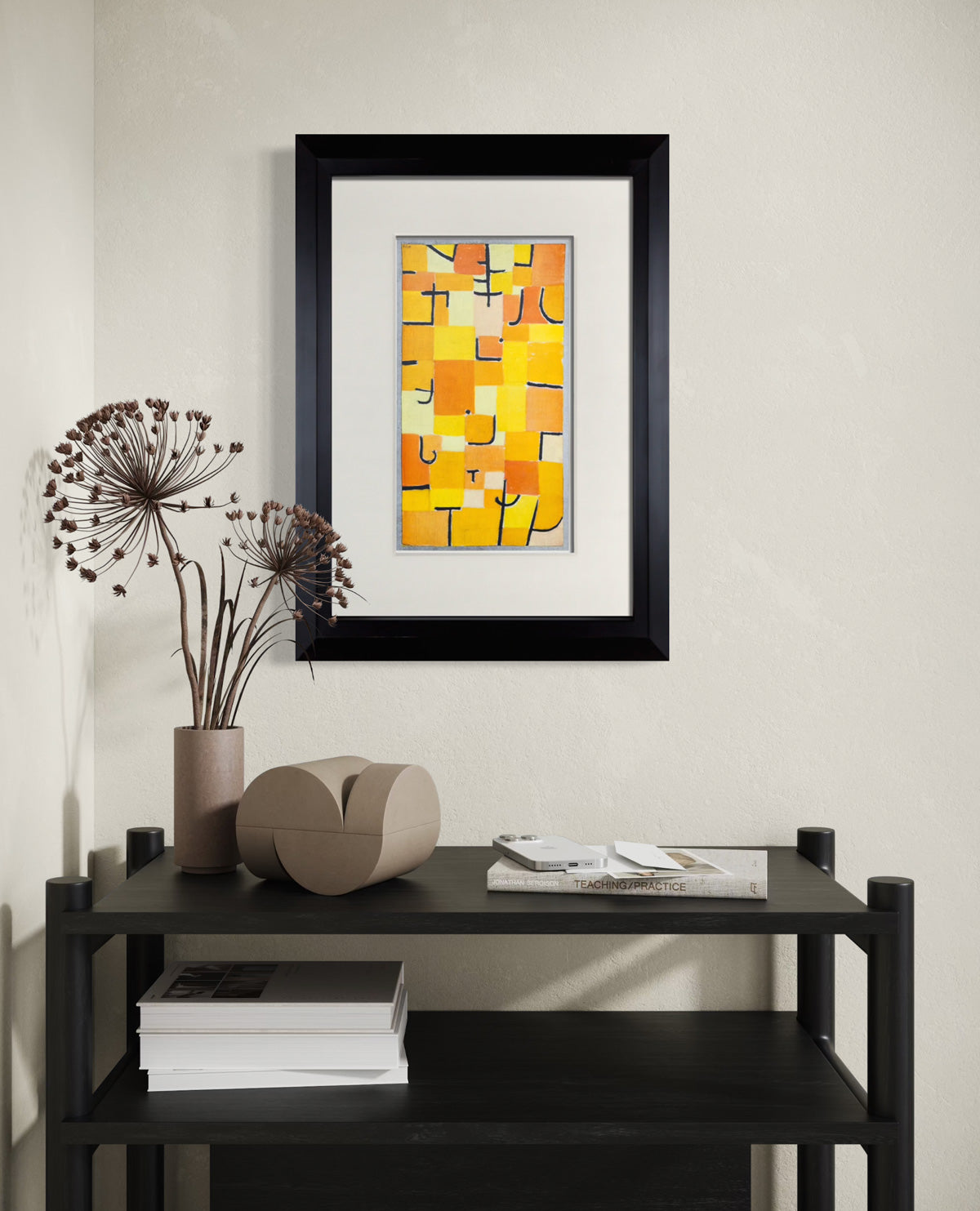 Paul Klee Limited Edition Lithograph "Signs in Yellow" Framed COA